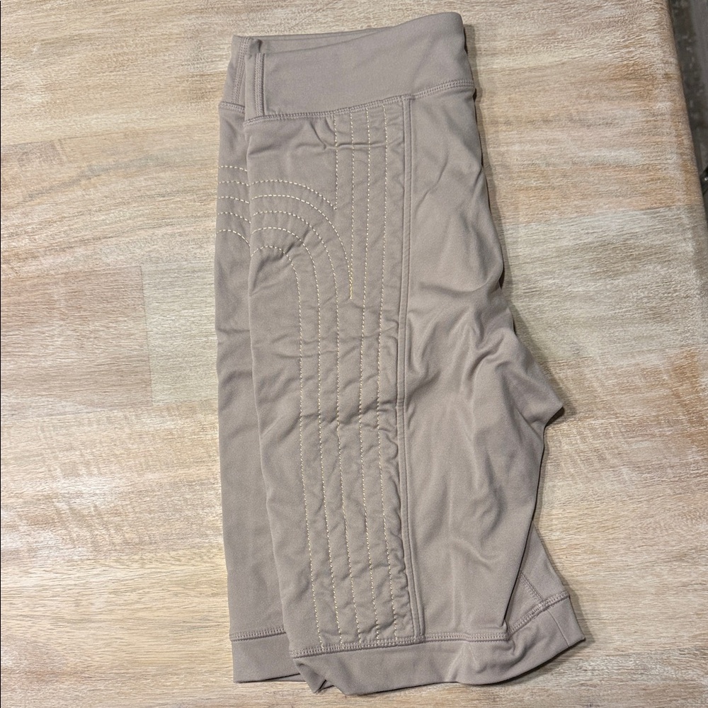 Tan Biker Shorts